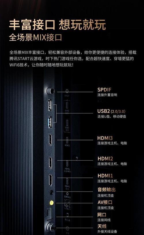 长虹电视接口线连接方法是什么？